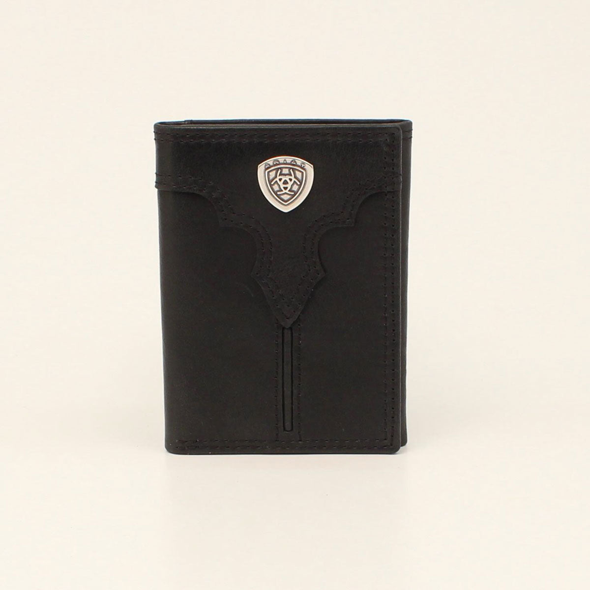 Ariat Black Trifold Wallet