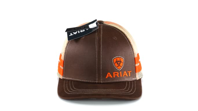 Ariat Men's Oil Corner Side Stripe Mesh, Brown