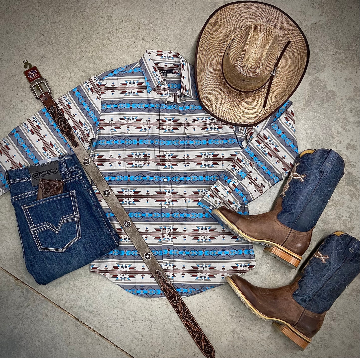 Men's Tin Haul Western Button Up Shirt