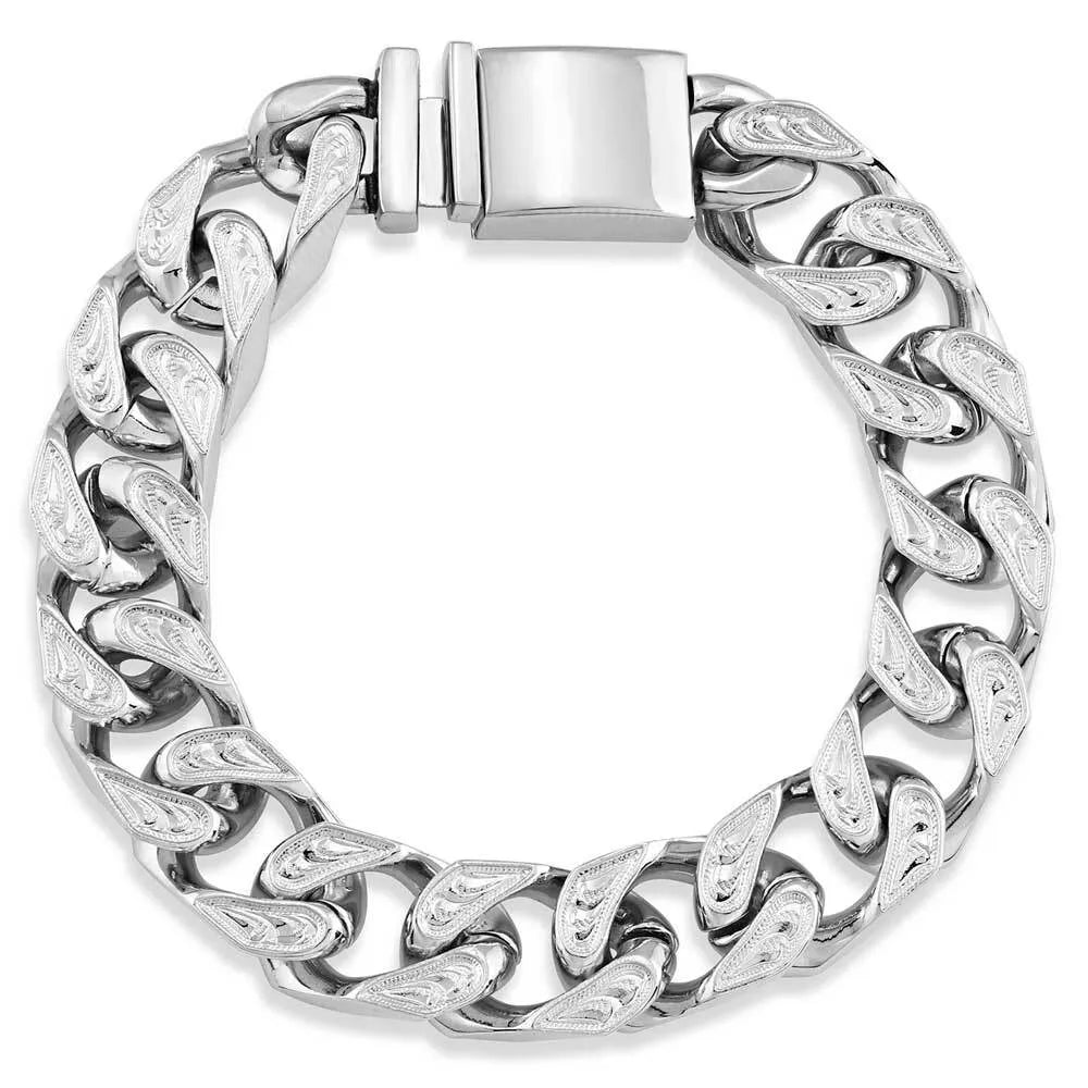 Montana Silversmith Classic Western Small Cuban Link Bracelet