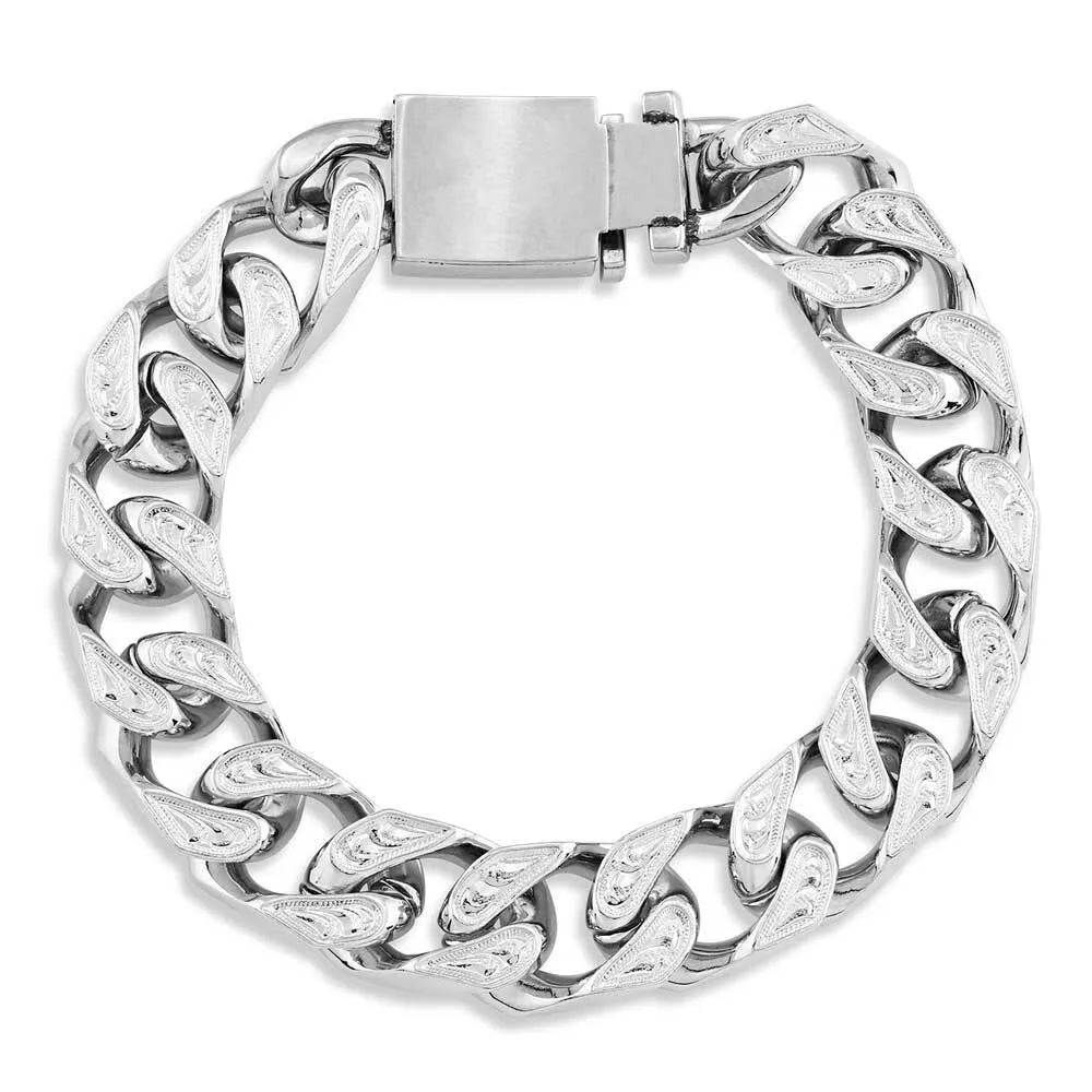 Montana Silversmith Classic Western Small Cuban Link Bracelet