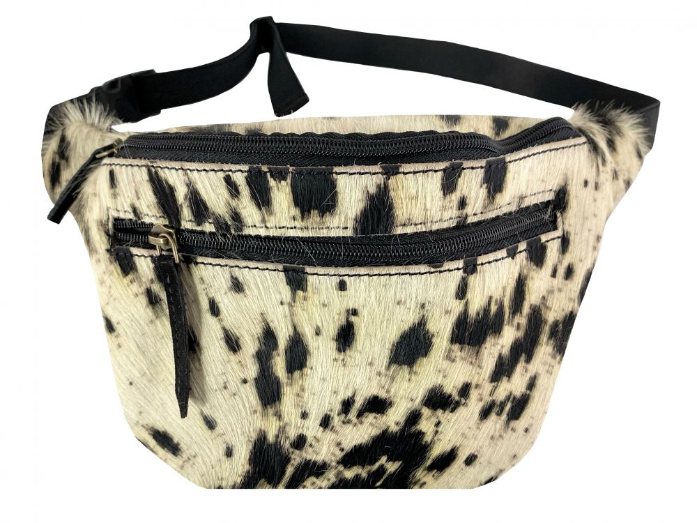 Hip Pack (Fanny Pack) Bag w/ Hair-on Cowhide