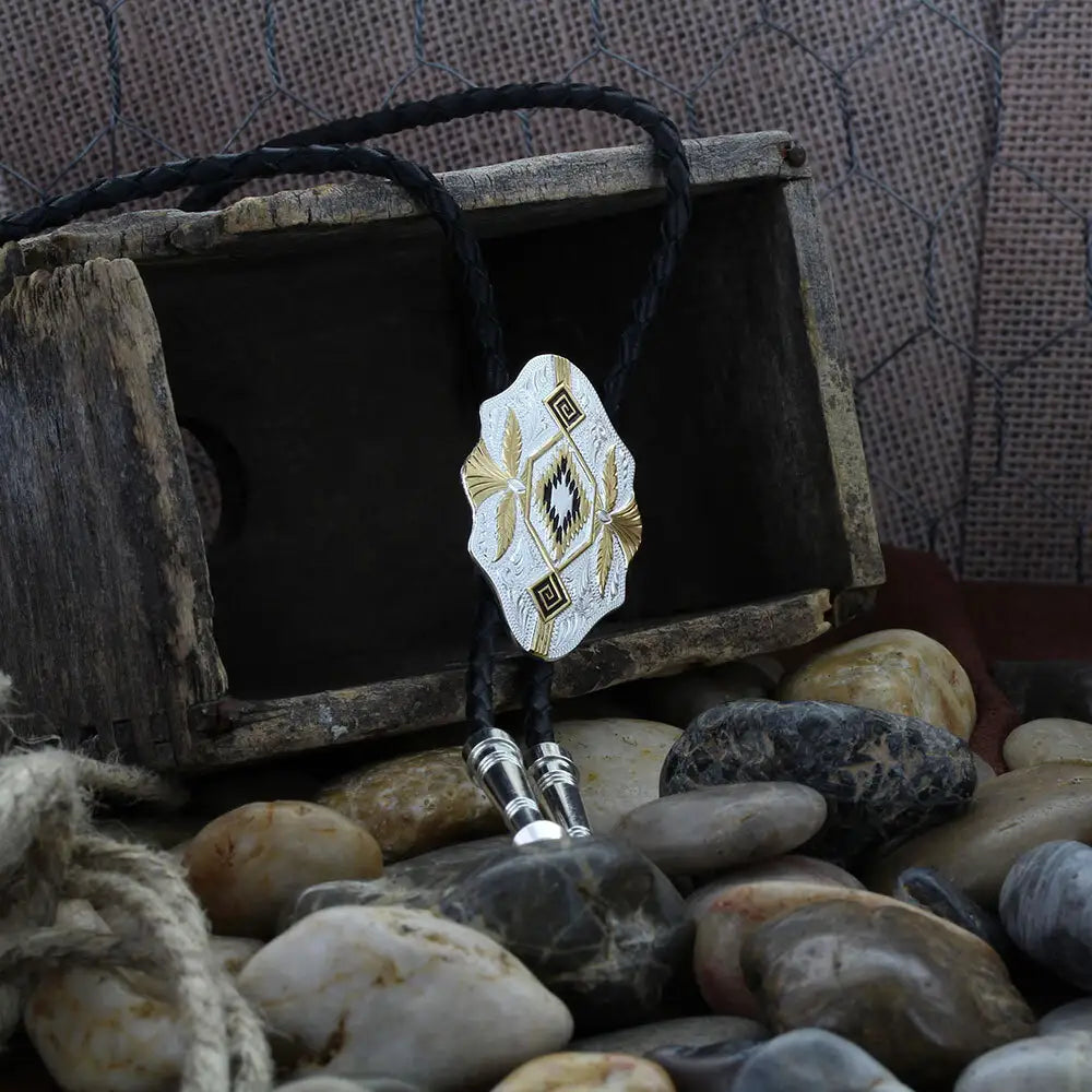 Southwest Scalloped Bolo Tie