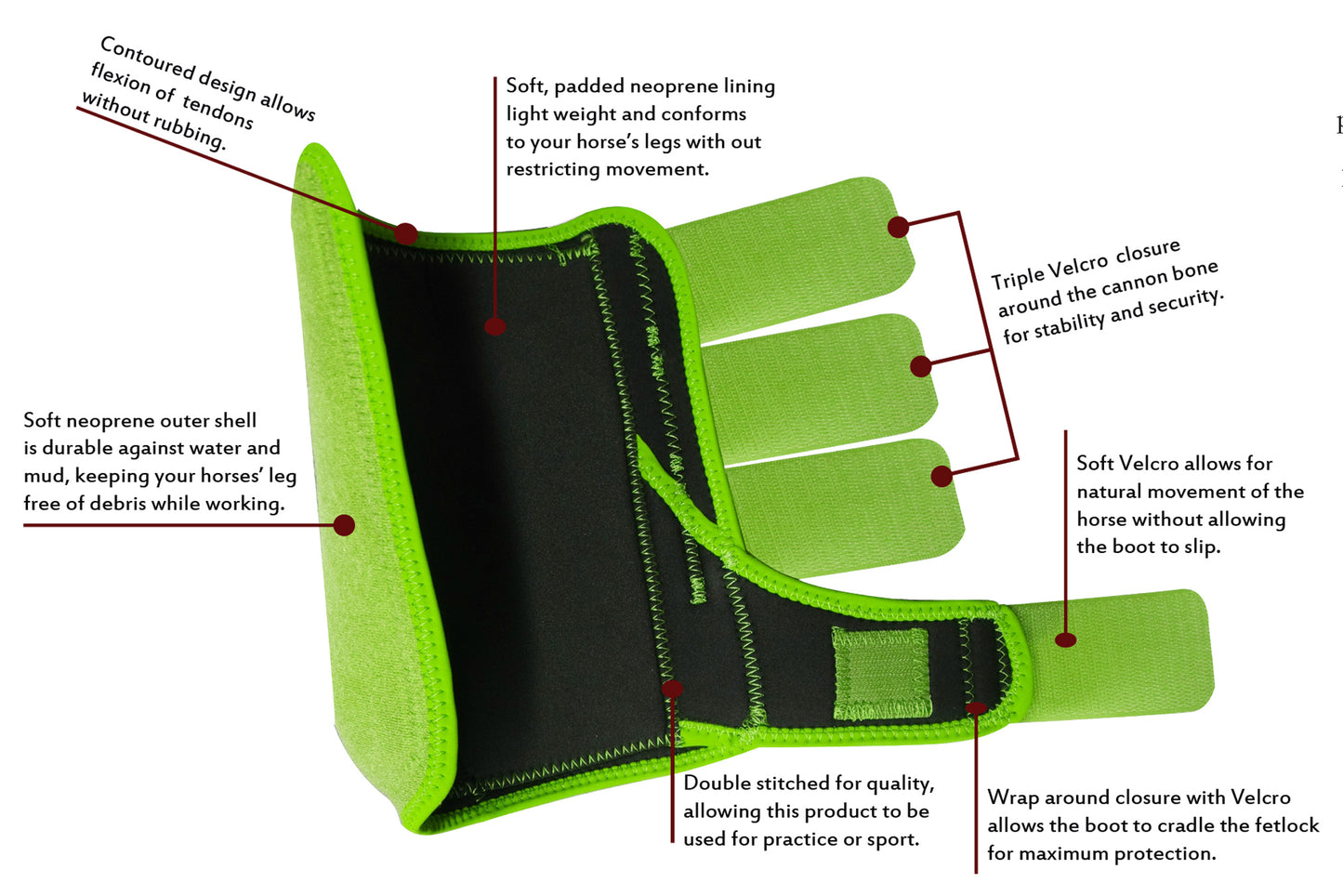 Showman Elite Equine Sports Medicine Boots