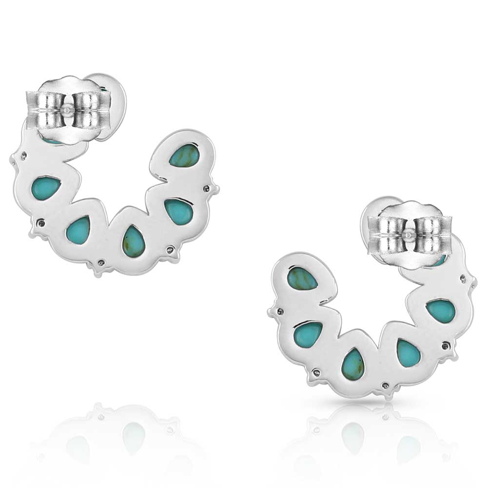 Montana Silversmiths 'Lucky Seven' Turquoise Earrings