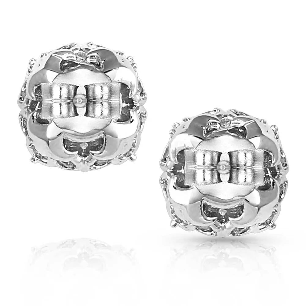Montana Silversmith On the Edge Crystal Post Earrings