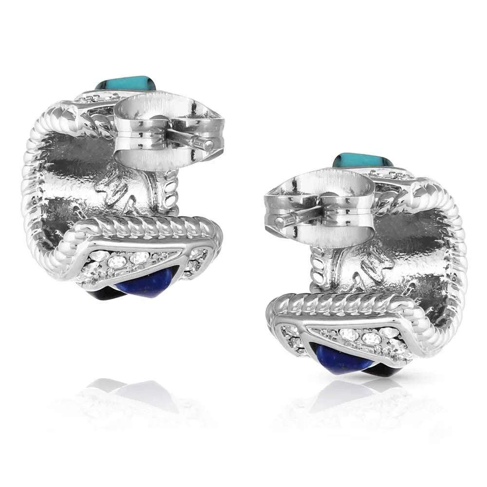 Montana Silversmith Night Fall Cobblestone Earrings