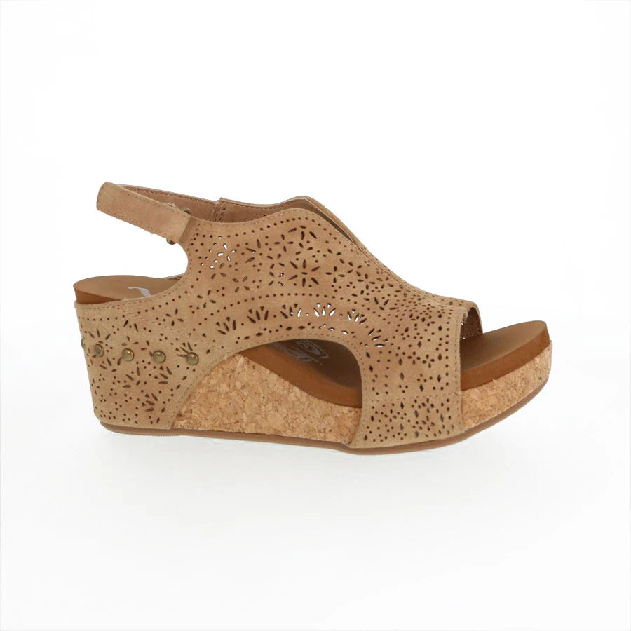 Very G 'Free Fly' Wedge Sandal in Nude