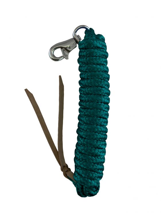 14' foot Nylon Pro Braid Lead Rope with Trigger Bull Snap