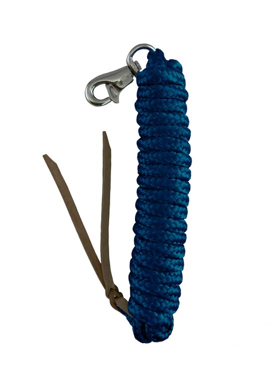 14' foot Nylon Pro Braid Lead Rope with Trigger Bull Snap
