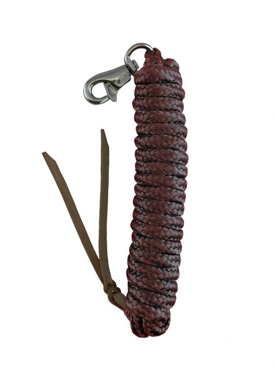 14' foot Nylon Pro Braid Lead Rope with Trigger Bull Snap