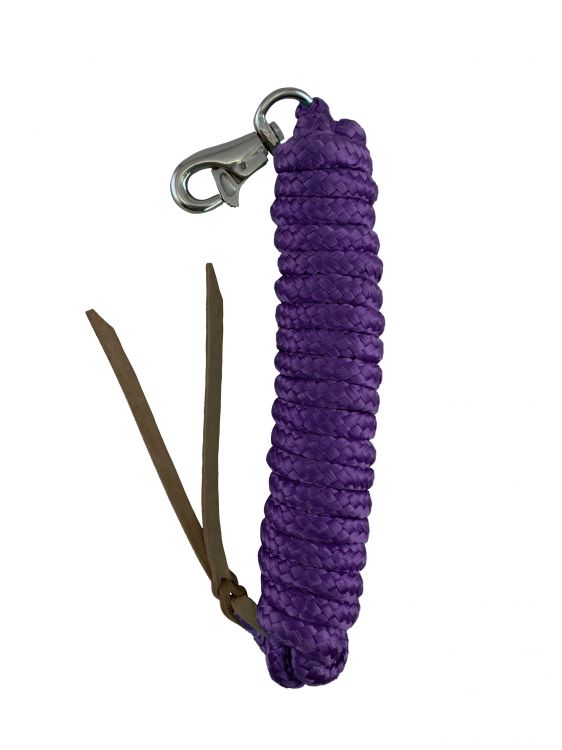 14' foot Nylon Pro Braid Lead Rope with Trigger Bull Snap