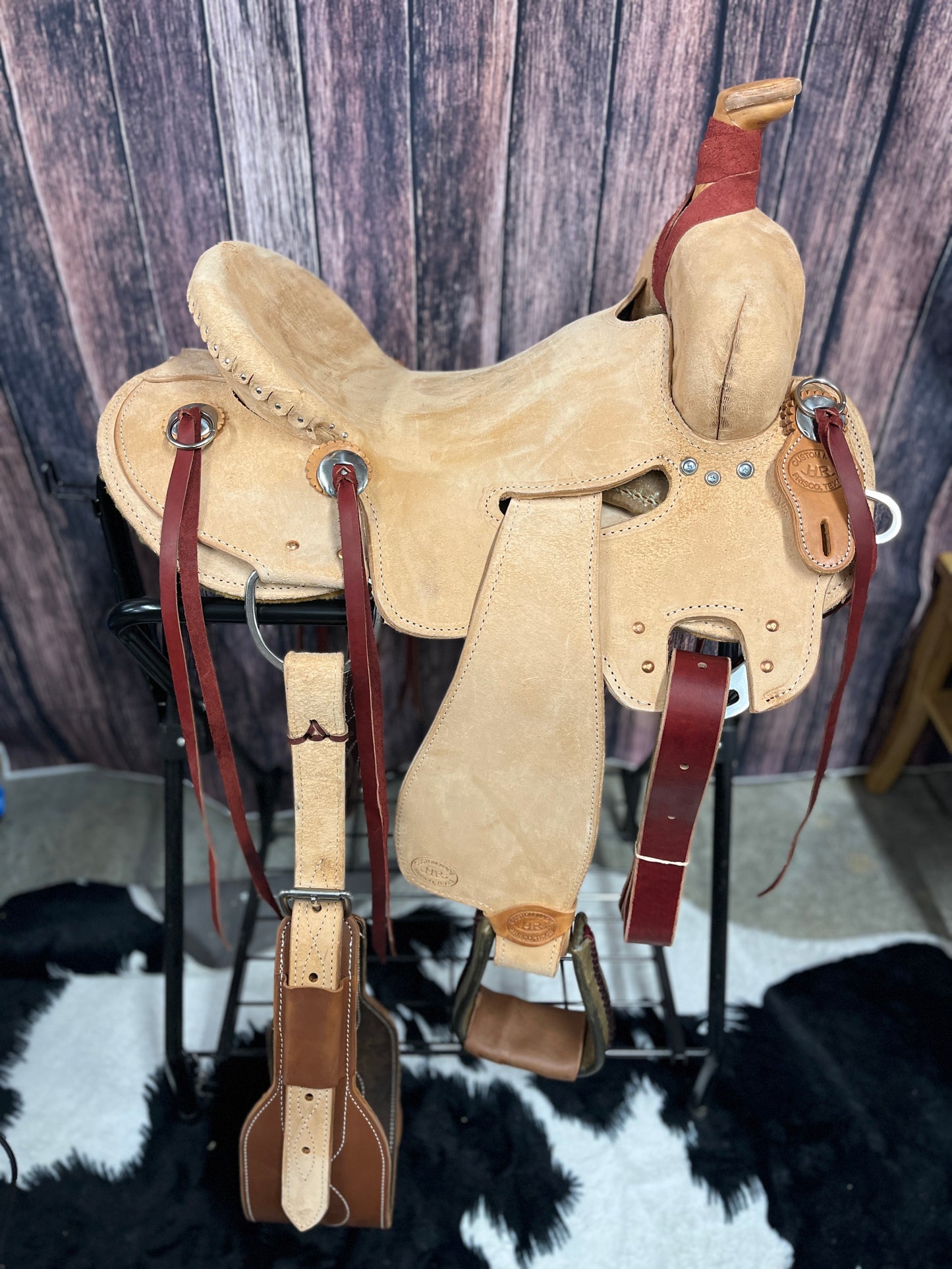 Custom HR Rough Out Seat Rig Association Saddle