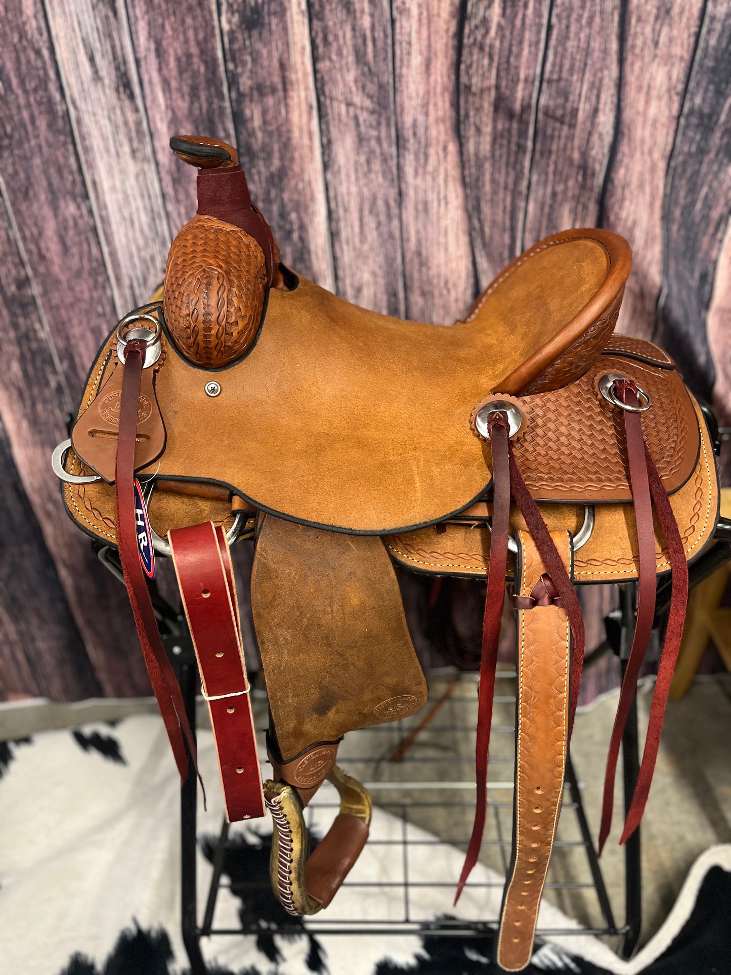 HR Custom Made in USA 13" Roping Association Saddle