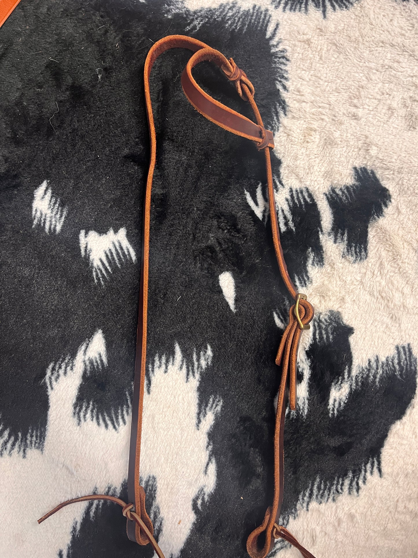 HR Cowboy Single Ply Loop Ear Headstall Custom Made USA