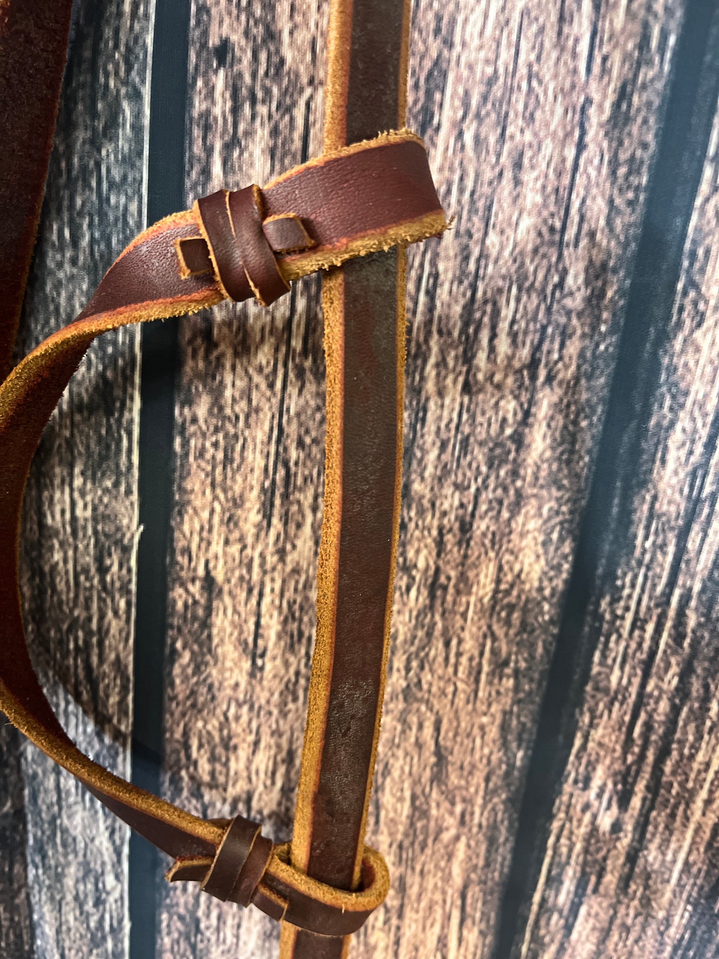 HR Cowboy Single Ply Loop Ear Headstall Custom Made USA