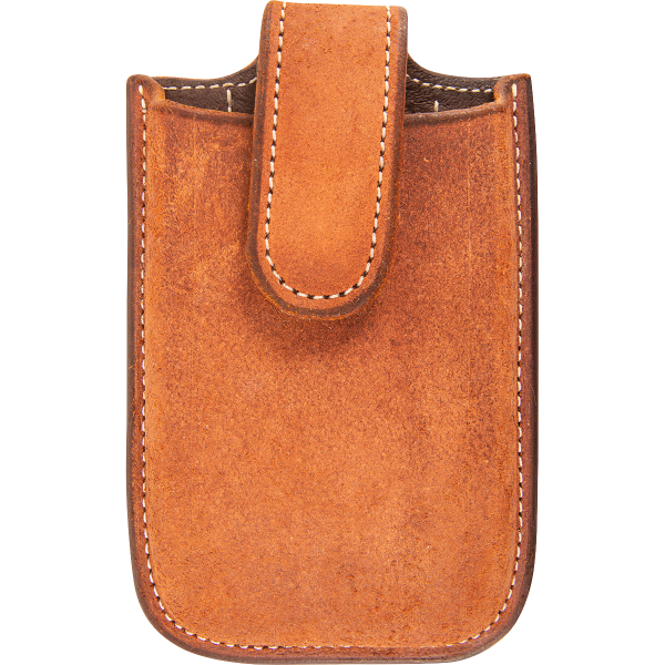 Back Cinch Roughout Leather Phone Holder