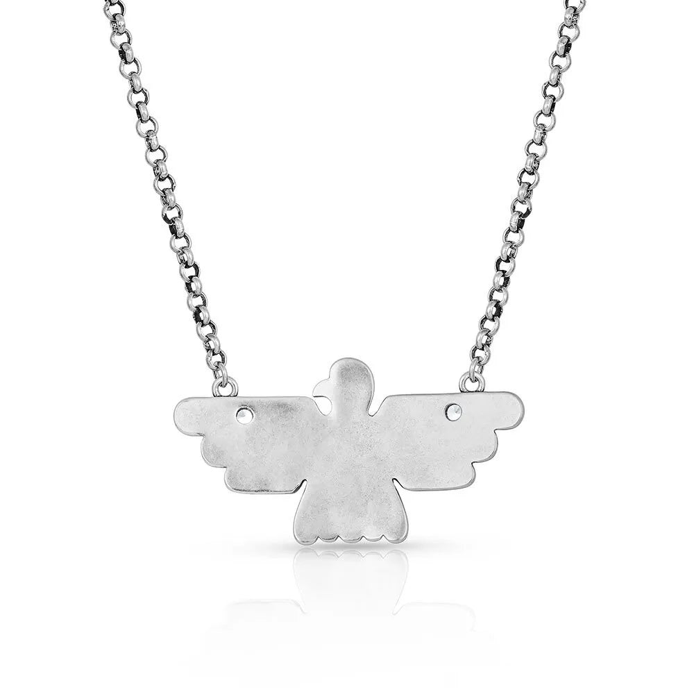 Montana Silversmiths Rising Above Thunderbird Turquoise Necklace