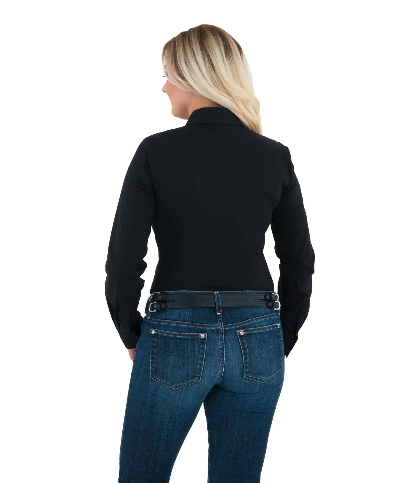 Women's Noble Outfitters Black Perfect Fit Western Shirt XXL