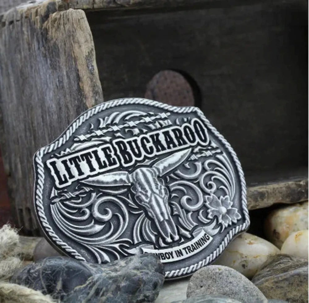 Montana Silversmiths Attitude 'Little Buckaroo' Skull Belt Buckle