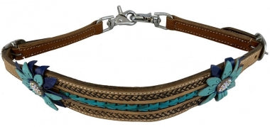 Blue Flower & Lace Wither Strap