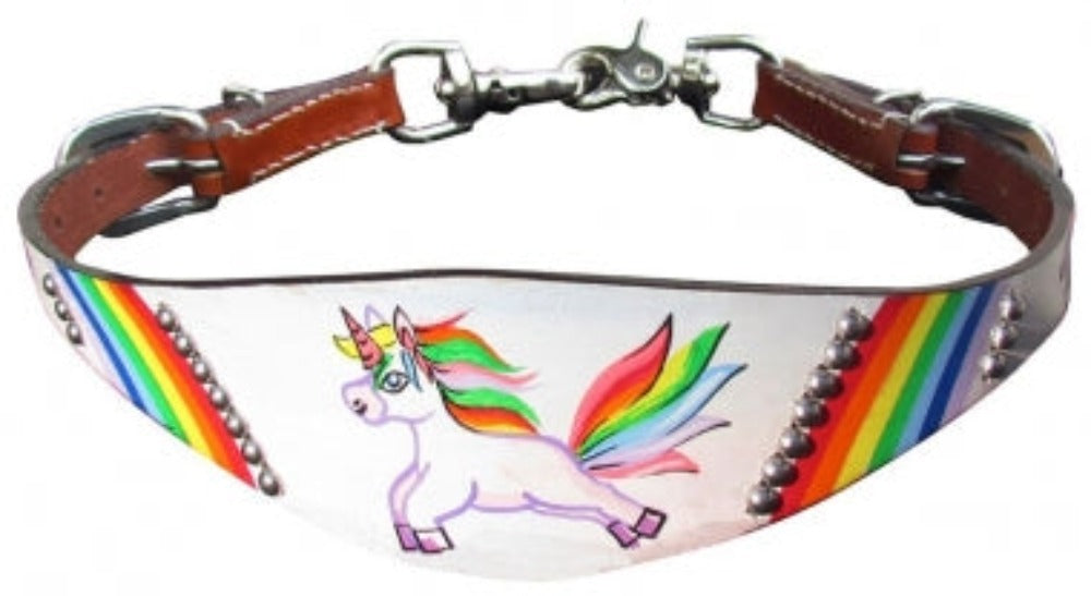 Pony size Rainbow Unicorn Wither Strap