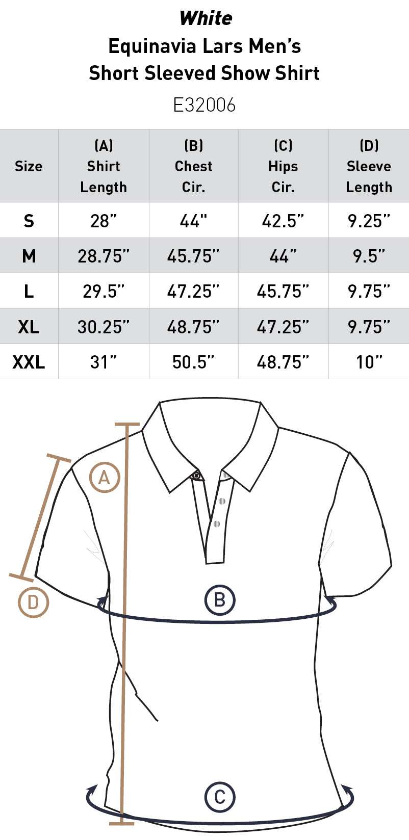 Men's White 'Lars' English Show Shirt