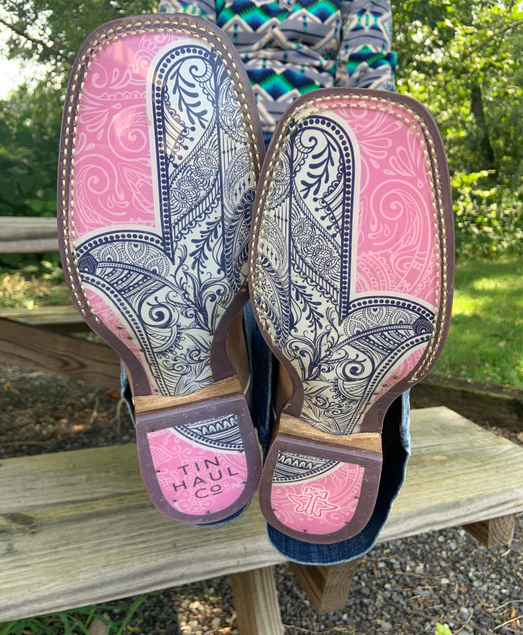 Women's Tin Haul 'Inner Peace' Cowboy Boots
