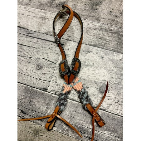Schulz Equine Custom Mohair One Ear Headstall