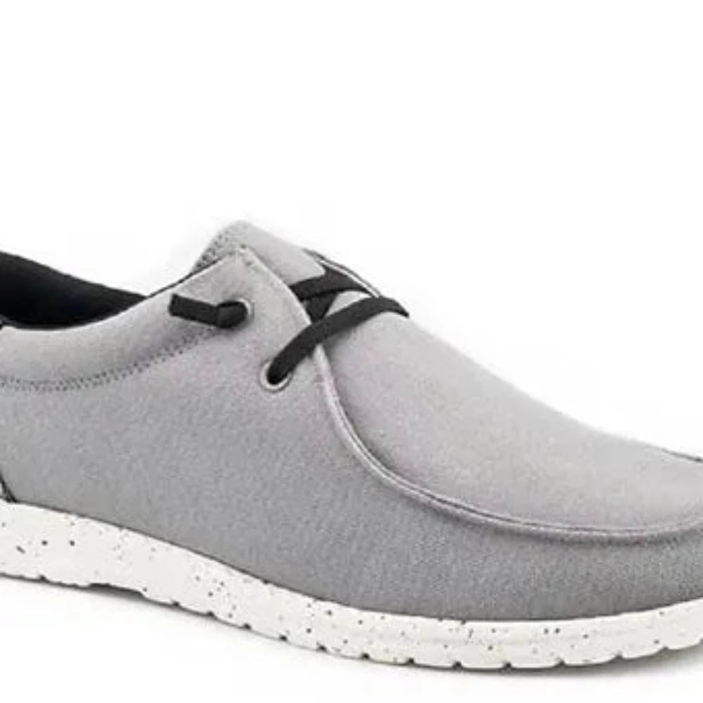 Men's Roper Gray 'Hang Loose' Slip on Shoes w/ Laces
