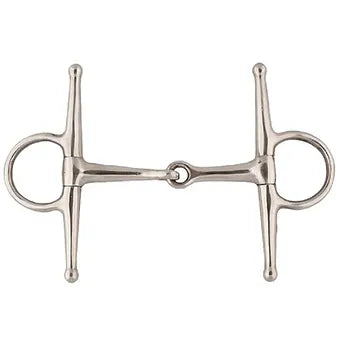4" Pony Stainless Steel Full Cheek Snaffle Bit