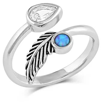 Montana Silversmiths Adjustable 'Balance of Nature' Open Ring