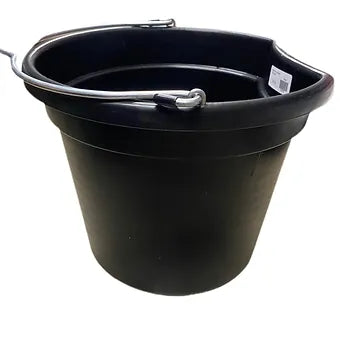 18 Qt. Flat Back Silver Line Bucket
