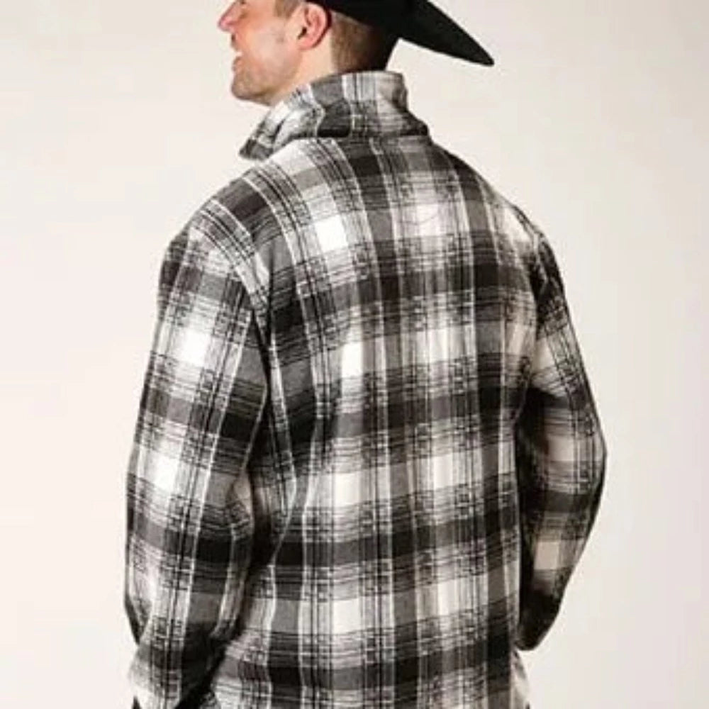Men's Roper FLEECE 1/4 ZIPPER JACKET Long-sleeve shirt