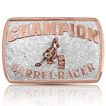 Montana Silversmiths Champion Barrel Racer Belt Buckle