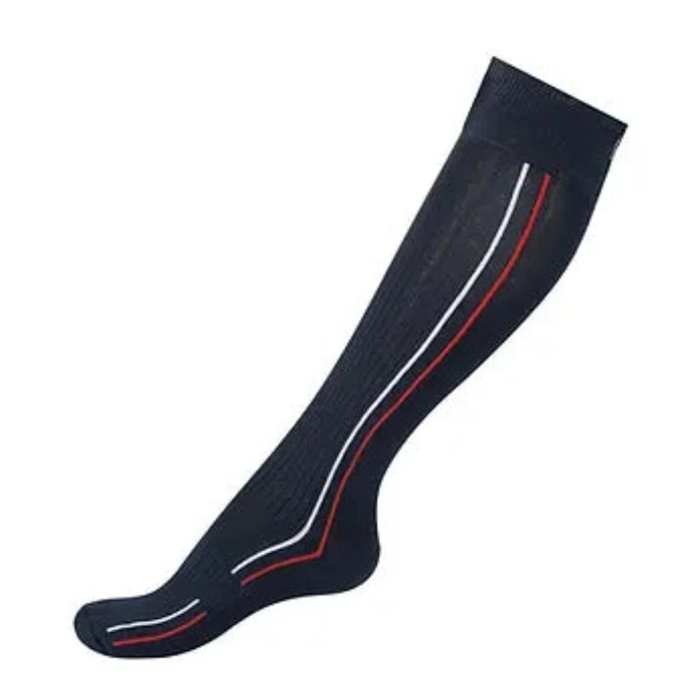 Horze Navy Blue Striped Socks