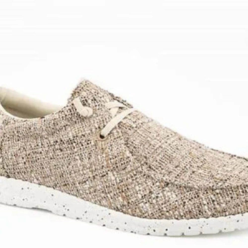 Youth Little Kids Tan 'HANG LOOSE' SLIP-ON SHOES w/ Laces