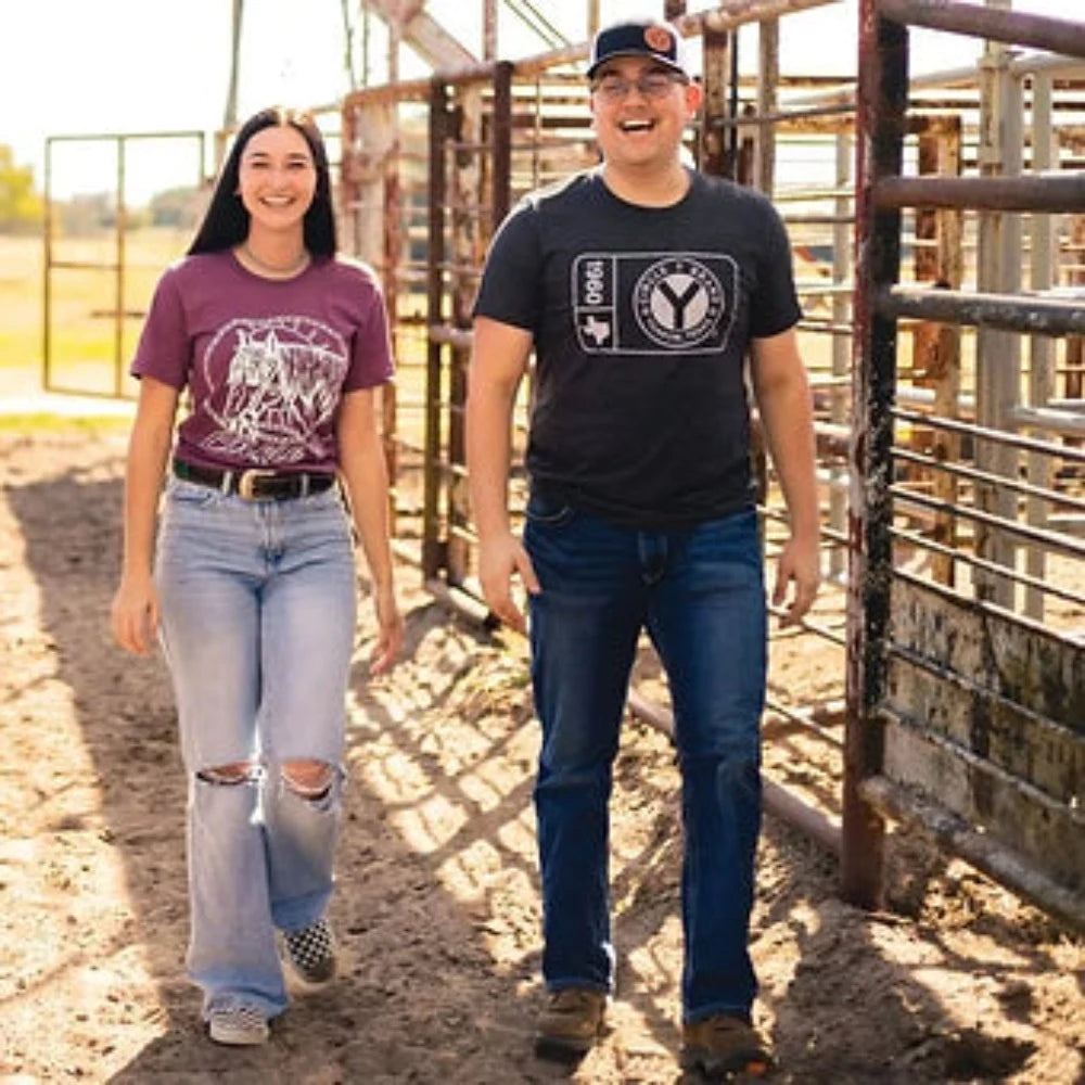 Circle Y Saddles Horse Outline Graphic Shirt