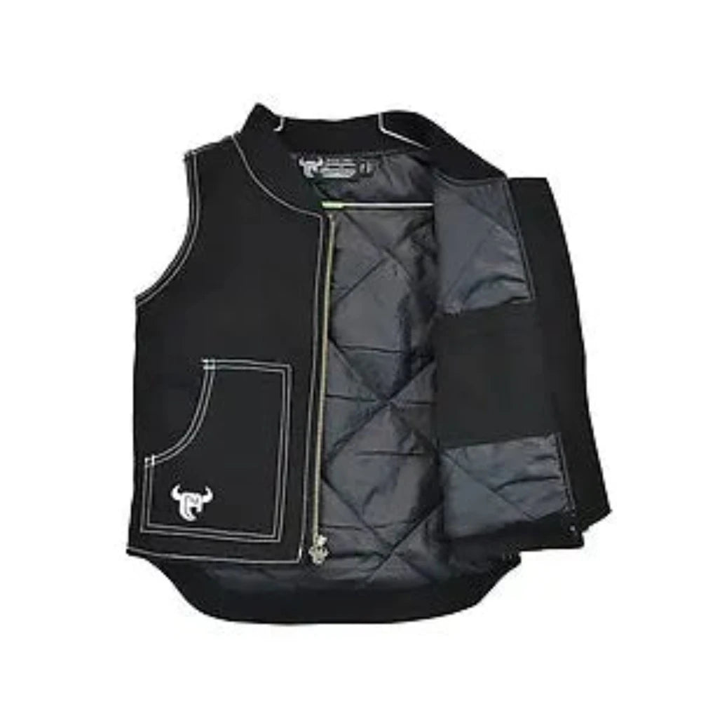 Boy's Cowboy Hardware '8 Seconds Make It Count' Vest
