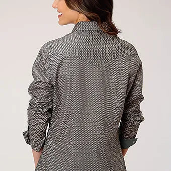 Women's Roper Broken Diamond Print Western Shirt