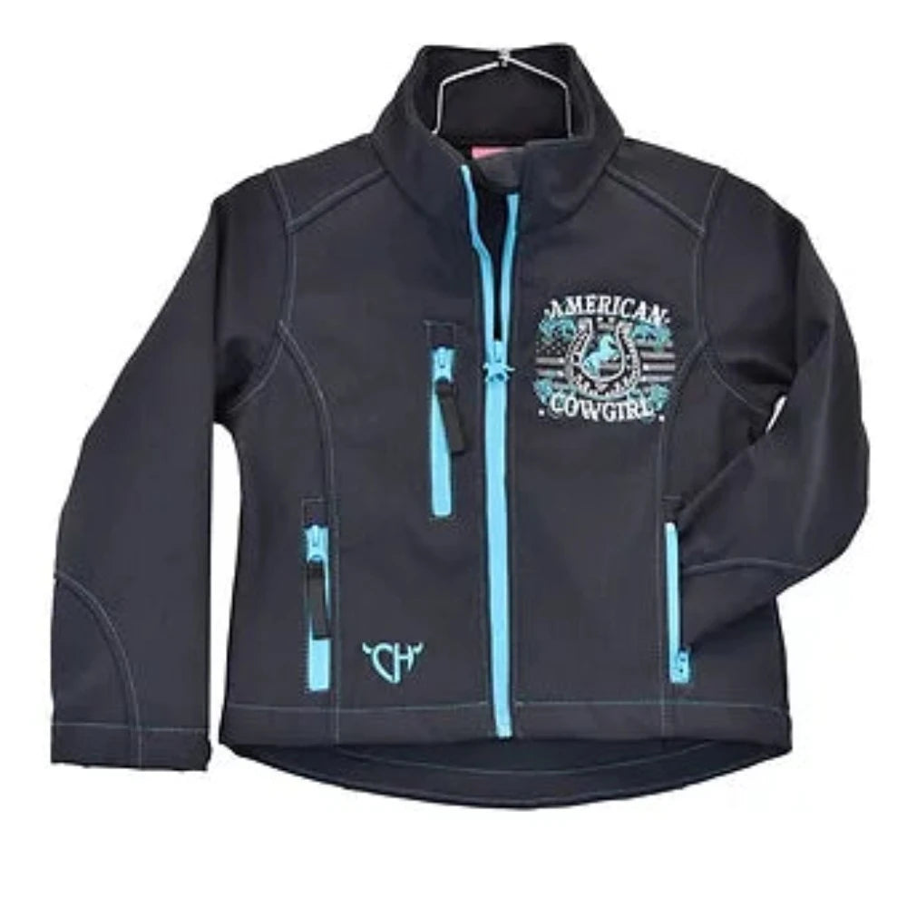 Infant Toddler girl's Cowgirl Hardware 'American Cowgirl' Jacket