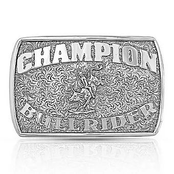 Montana Silversmiths 'Champion Bull Rider' Silver Belt Buckle
