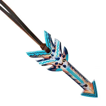 Multi-Colored Arrow Tie On
