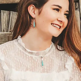 Montana Silversmiths 'Southwest Turquoise Stream' Necklace