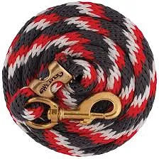 Poly Lead Rope with a Solid Brass Snap Color Choice