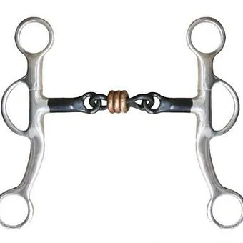 Dog Bone Bit w/ 5" Sweet Iron Mouth 7" Swivel Cheeks