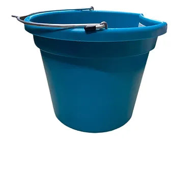 18 Qt. Flat Back Silver Line Bucket