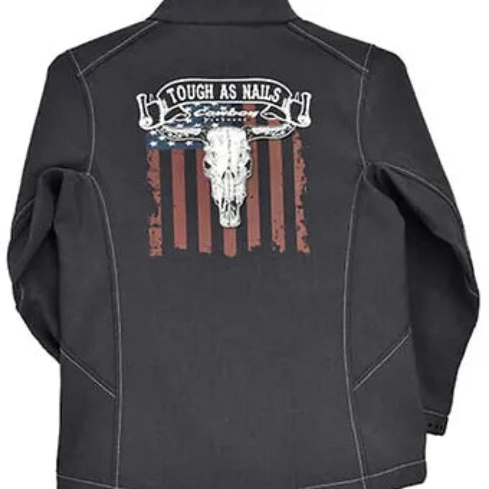 Boy's Cowboy Hardware 'Tough As Nails' Soft Shell Jacket