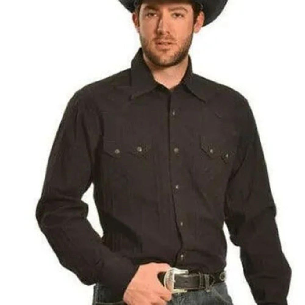 Men's Black Jack Daniel's Tennessee Whiskey Western Shirt