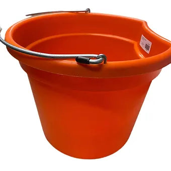 18 Qt. Flat Back Silver Line Bucket